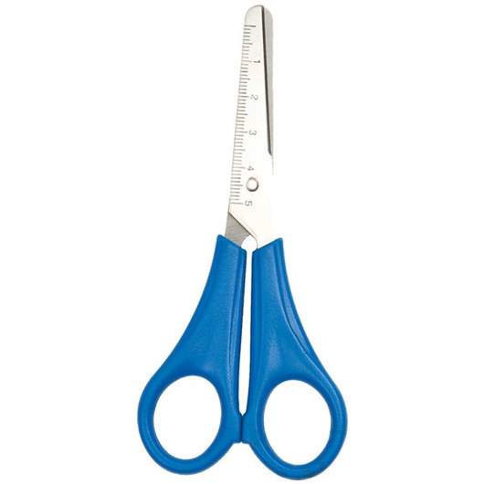 Children's scissors, round, right-handed 13,5cm